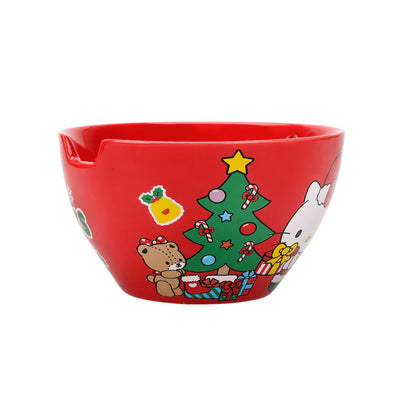 Hello Kitty Happy Holidays 20 Oz Red Ramen Bowl
