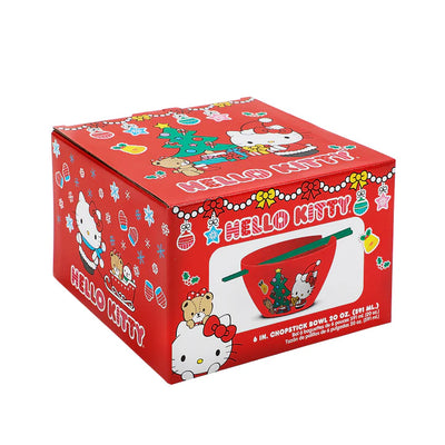 Hello Kitty Happy Holidays 20 Oz Red Ramen Bowl