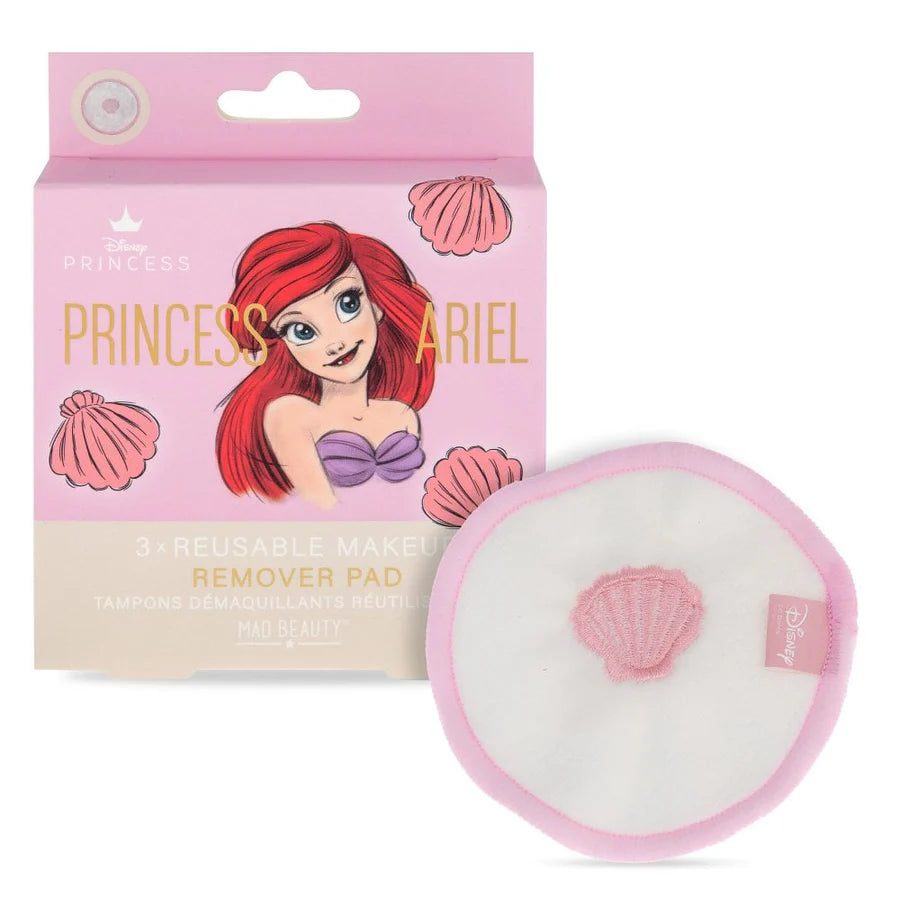 MAD BEAUTY X DISNEY - ARIEL CLENASING PADS - (1PC)