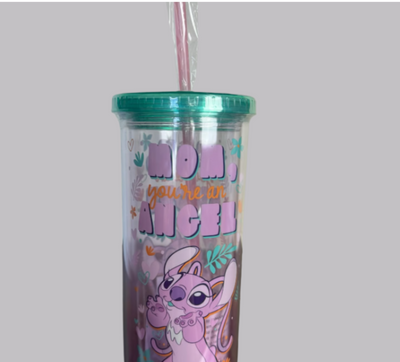 Disney Stitch “Mom You’re An Angel” 20 Ounce Travel Tumbler