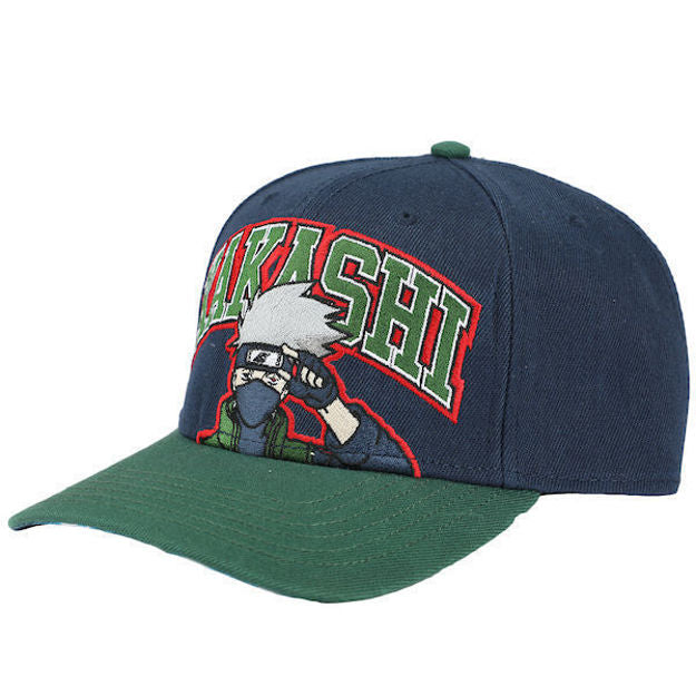 NARUTO KAKASHI PRE-CURVED BILL SNAPBACK