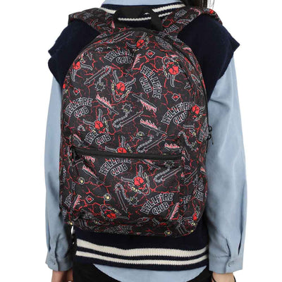 STRANGER THINGS HELLFIRE CLUB AOP LAPTOP BACKPACK