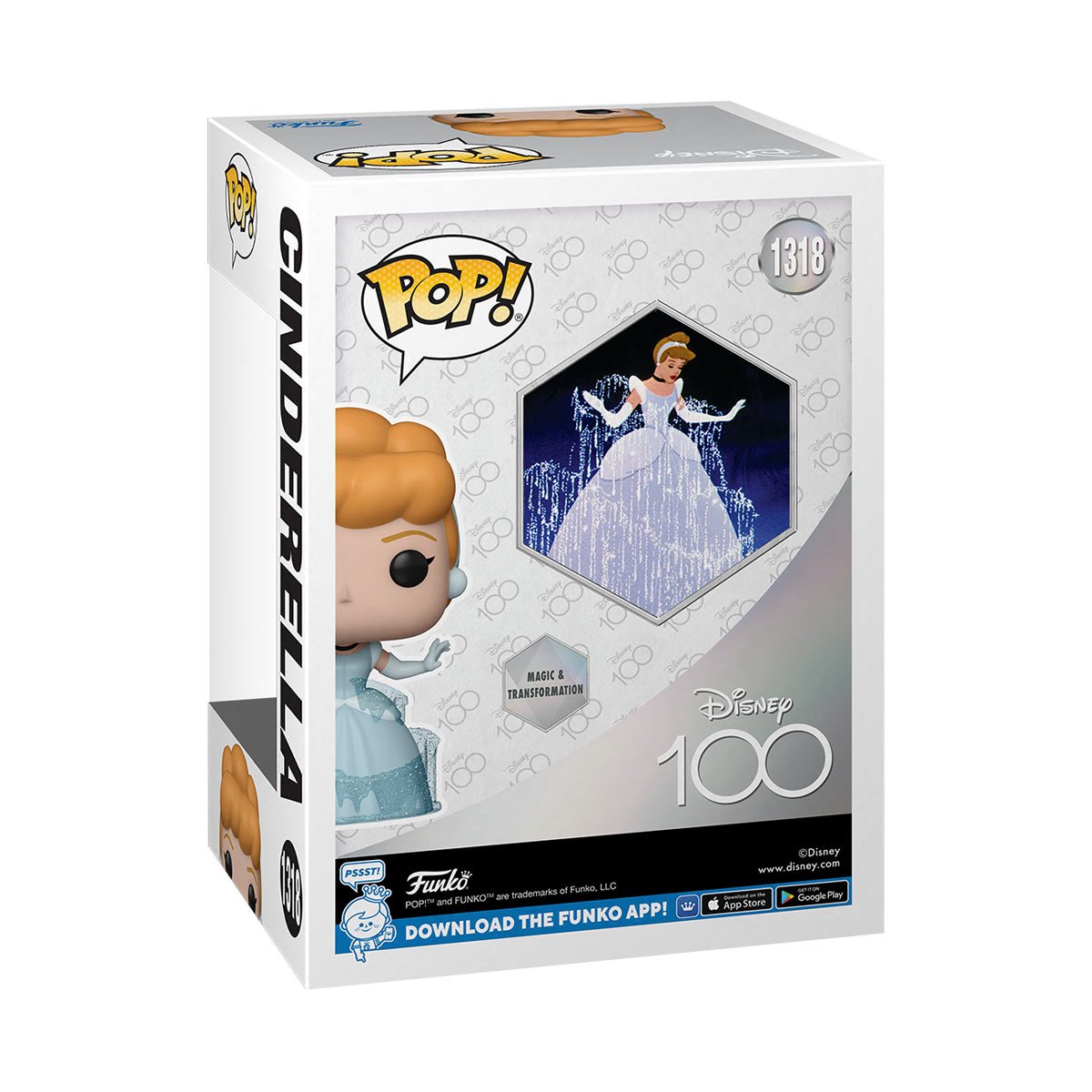 Disney 100 Cinderella Funko Pop! Vinyl Figure #1318