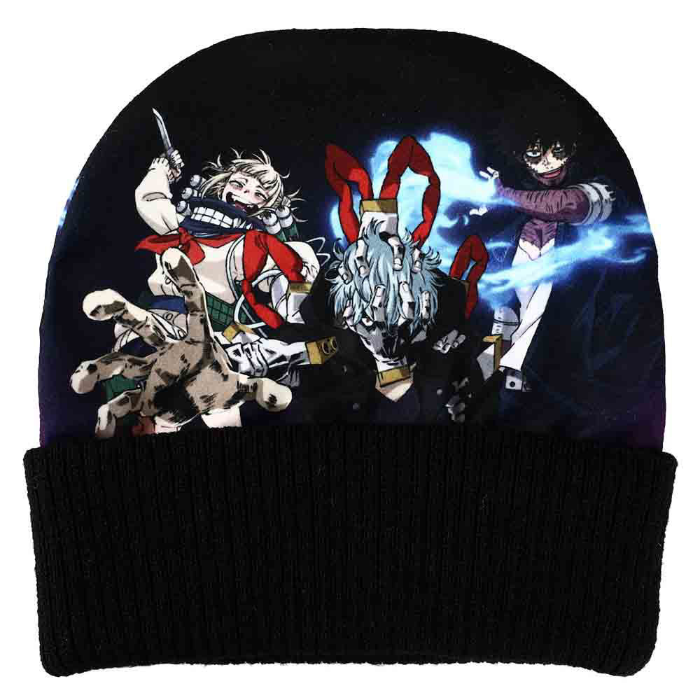 MY HERO ACADEMIA SUBLIMATED CROWN LEAGUE OF VILLAINS BEANIE