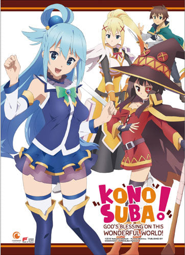 KONOSUBA - KEY ART 2 WALL SCROLL