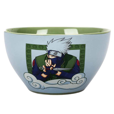 NARUTO KAKASHI 20 OZ. CERAMIC RAMEN BOWL WITH CHOPSTICKS