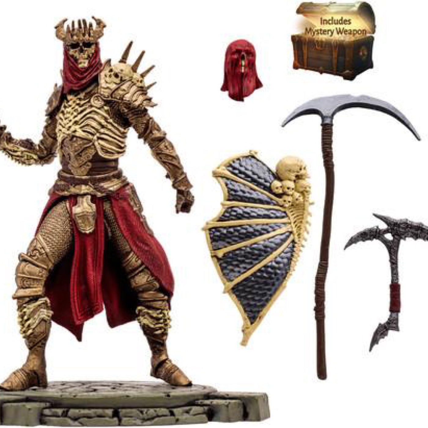 Diablo IV Wave 1 Summoner Necromancer Epic 1:12 Scale Posed Figure