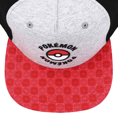 POKEMON TWILL COLOR BLOCKED YOUTH FLAT BILL SNAPBACK