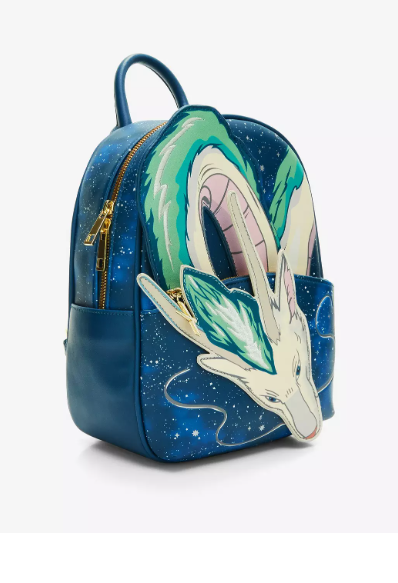 Studio Ghibli Spirited Away Haku Dragon Stars Mini Backpack