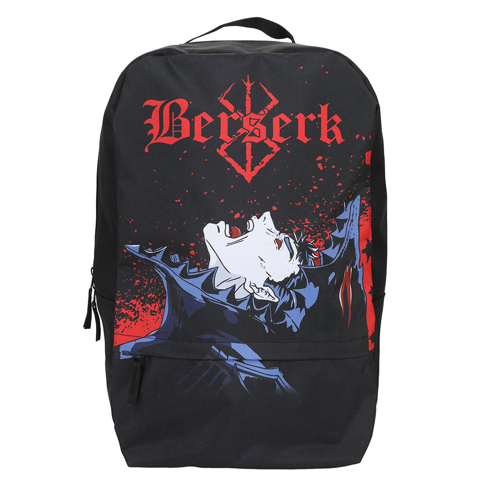 BERSERK BLACK SWORDSMAN SUBLIMATED LAPTOP BACKPACK