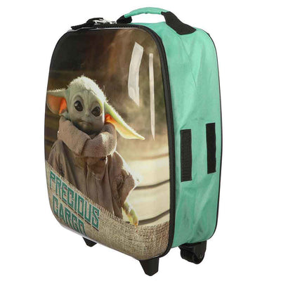 STAR WARS THE MANDALORIAN GROGU COLLAPSIBLE ROLLING LUGGAGE