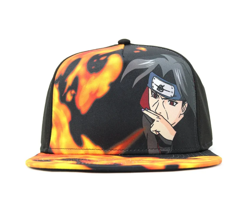 Naruto Shippuden Itachi Blowing Fire Flatbill Hat