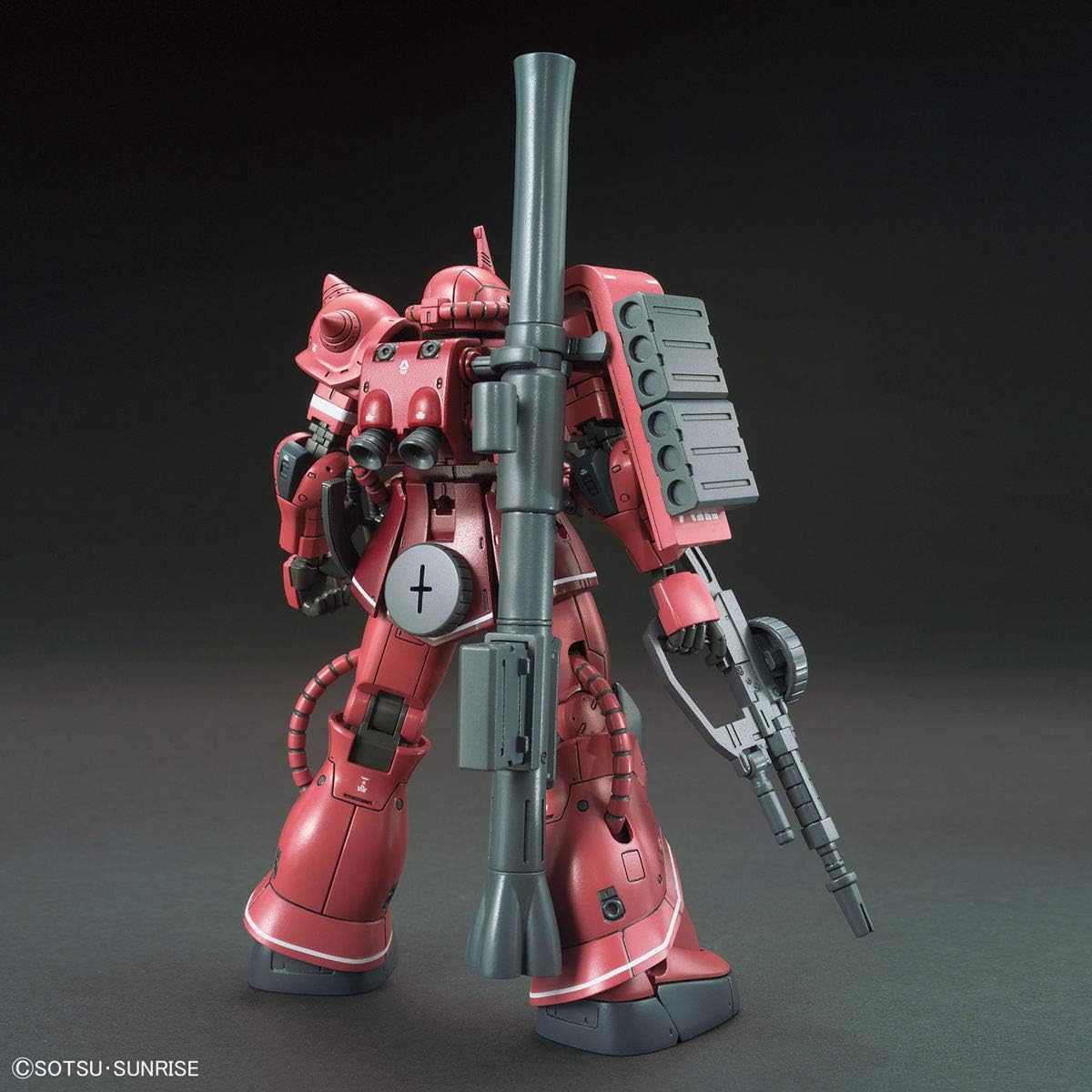 Bandai Spirits Hobby MS-06S Zaku II Char Aznable's Mobile Suit Gundam (Red Comet Ver.) Gundam The Origin HG 1/144