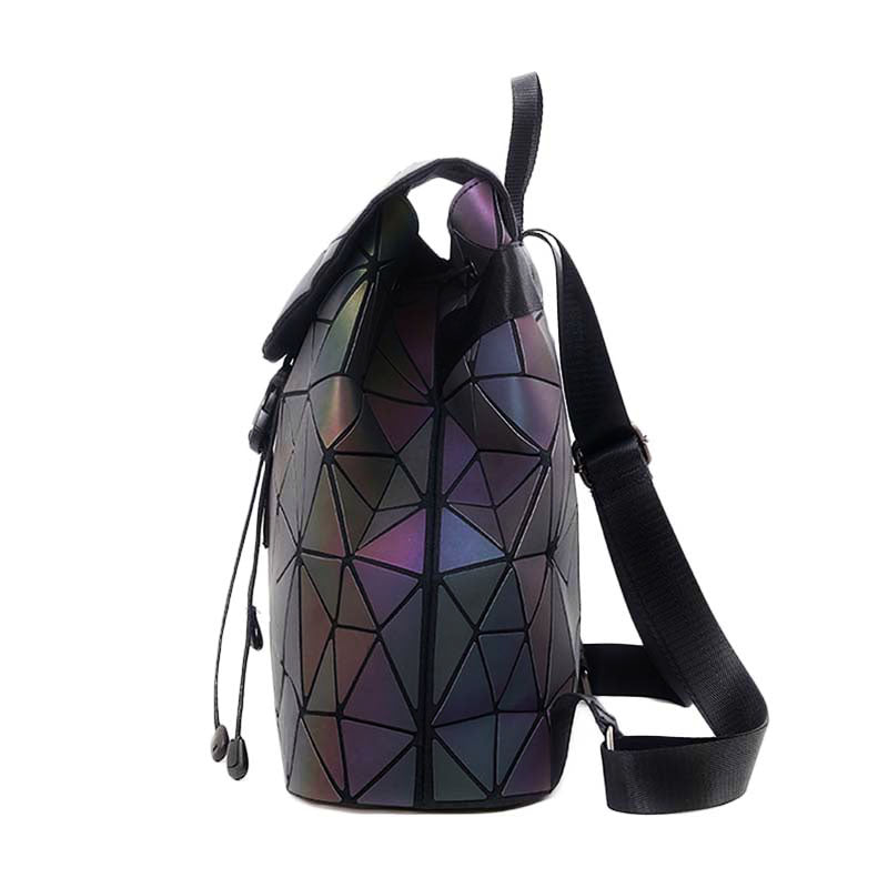The Luminous Backpack Geometric Backpack Holographic Reflective