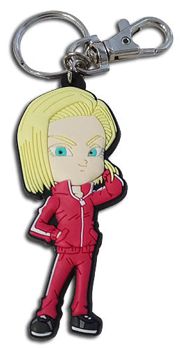 DRAGON BALL SUPER - SD ANDROID 18 PVC KEYCHAIN