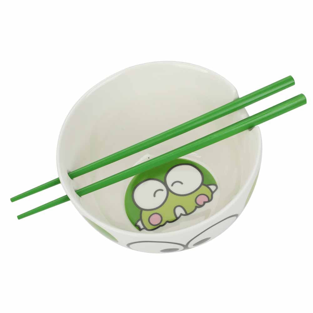 KEROPPI 20 OZ. CERAMIC RAMEN BOWL WITH CHOPSTICKS