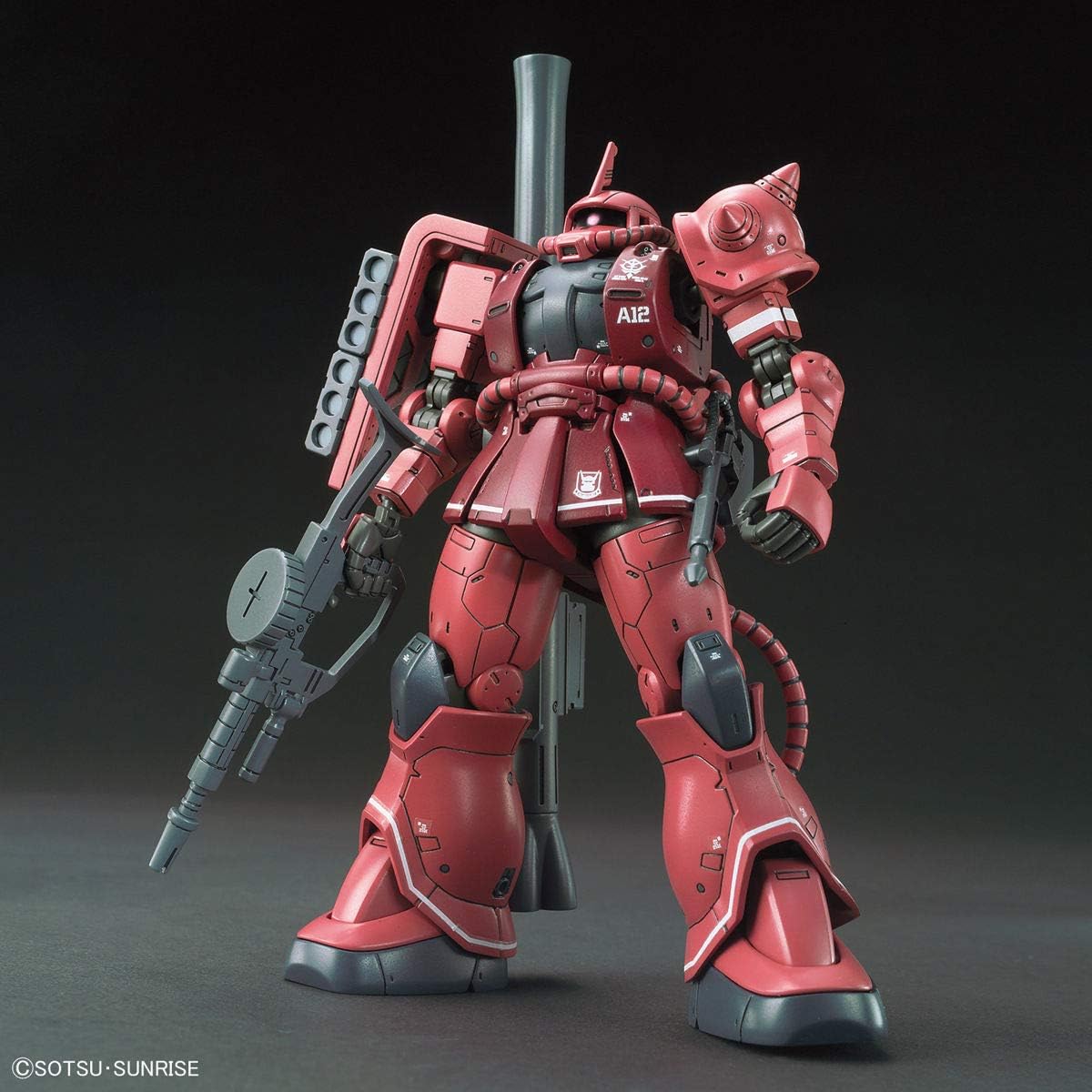 Bandai Spirits Hobby MS-06S Zaku II Char Aznable's Mobile Suit Gundam (Red Comet Ver.) Gundam The Origin HG 1/144