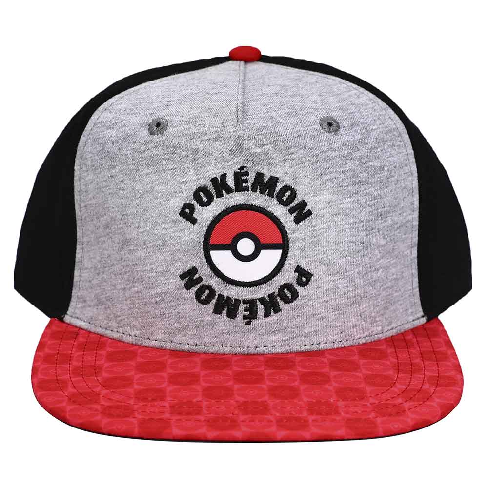 POKEMON TWILL COLOR BLOCKED YOUTH FLAT BILL SNAPBACK