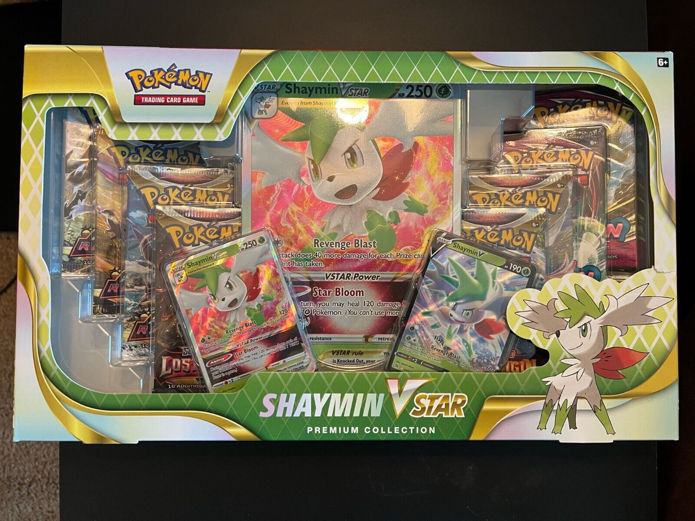 Pokémon Trading Card Games: Shaymin Vstar Premium Collection