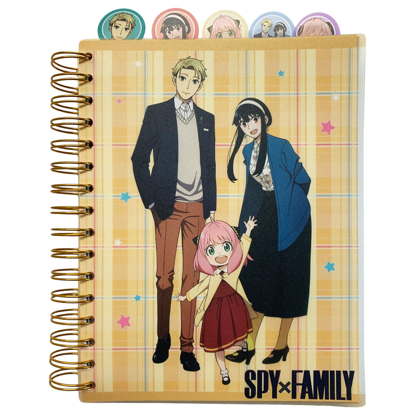 SPY X FAMILY - CHARACTER GROUP #2 TABBED NOTEBOOK