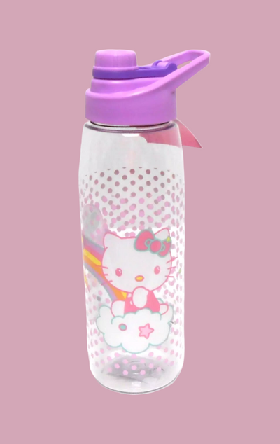 Sanrio Hello Kitty Twist Spout Plastic 28 oz. Water Bottle Hinged Handle