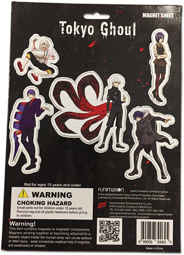 TOKYO GHOUL - GROUP MAGNET SHEET - Otakutopolis