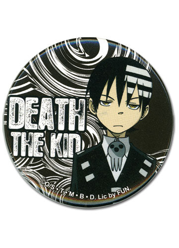 SOUL EATER DEATH THE KID BUTTON - Otakutopolis