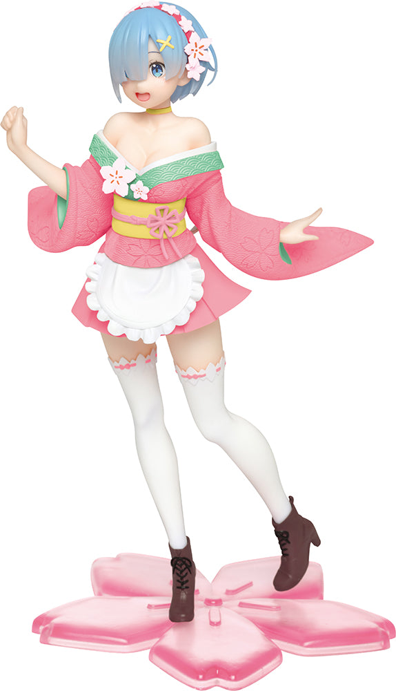Re:Zero Precious Figure - Rem ~Original Sakura image ver.~Renewal~ Prize Figure - Otakutopolis