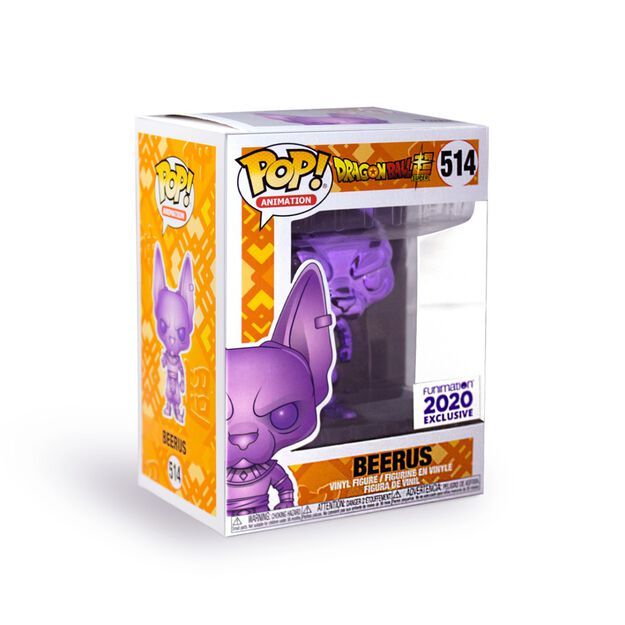 Dragon Ball Super Funko Pop - Lord Beerus (Purple Chrome) - Otakutopolis