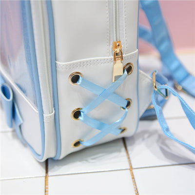 Ita Bag Backpack with Bowknot Design & Transparent Window - Otakutopolis