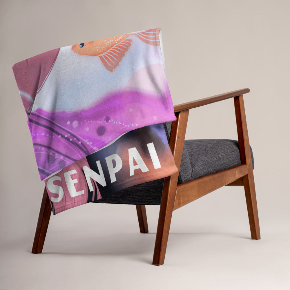 Notice Me Senpai Blanket - Otakutopolis