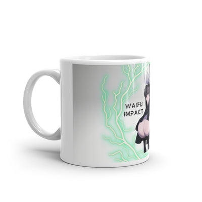 Waifu White glossy mug