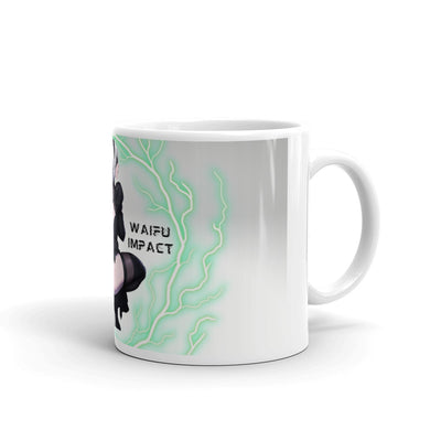 Waifu White glossy mug